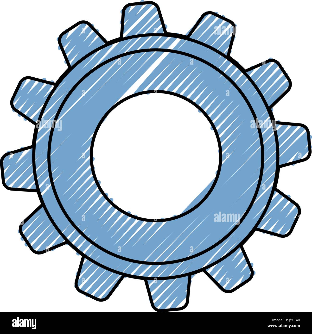 Gear machinery piece Stock Vector Image & Art - Alamy