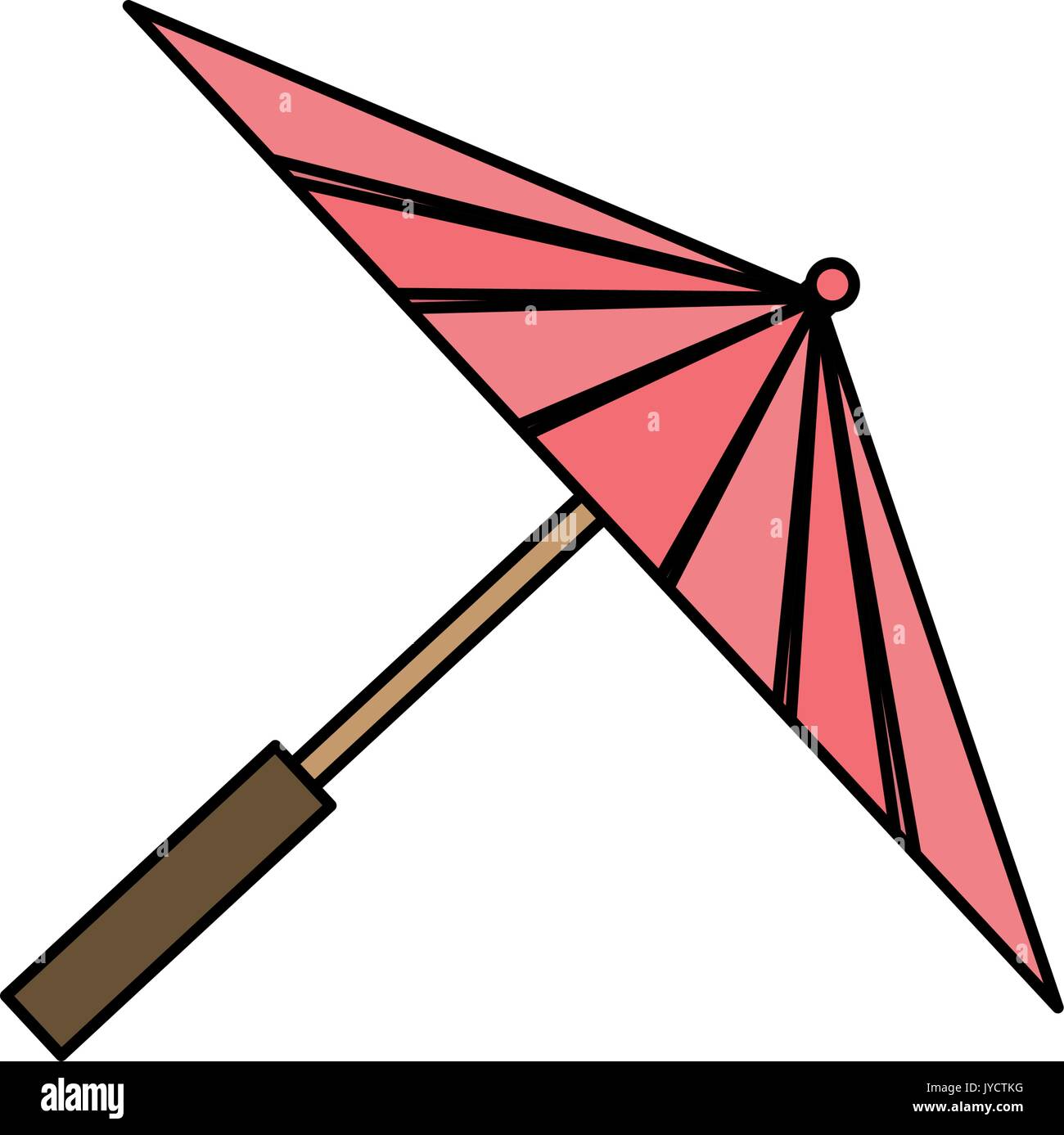 Japanese paper umbrella Stock Vector Images Alamy
