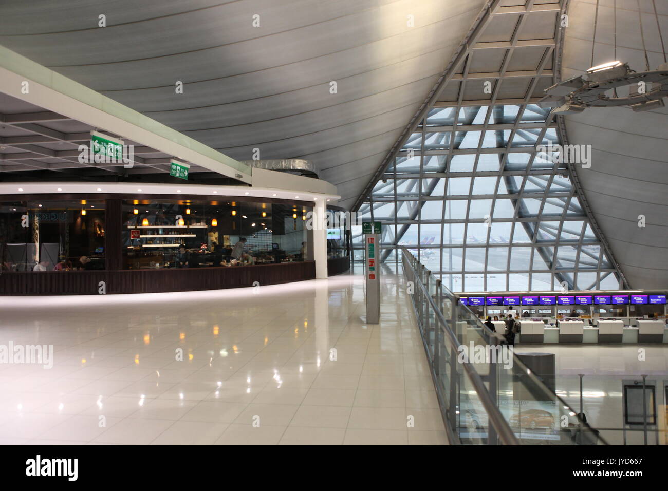 Interior of a Airport Stock Photo Alamy