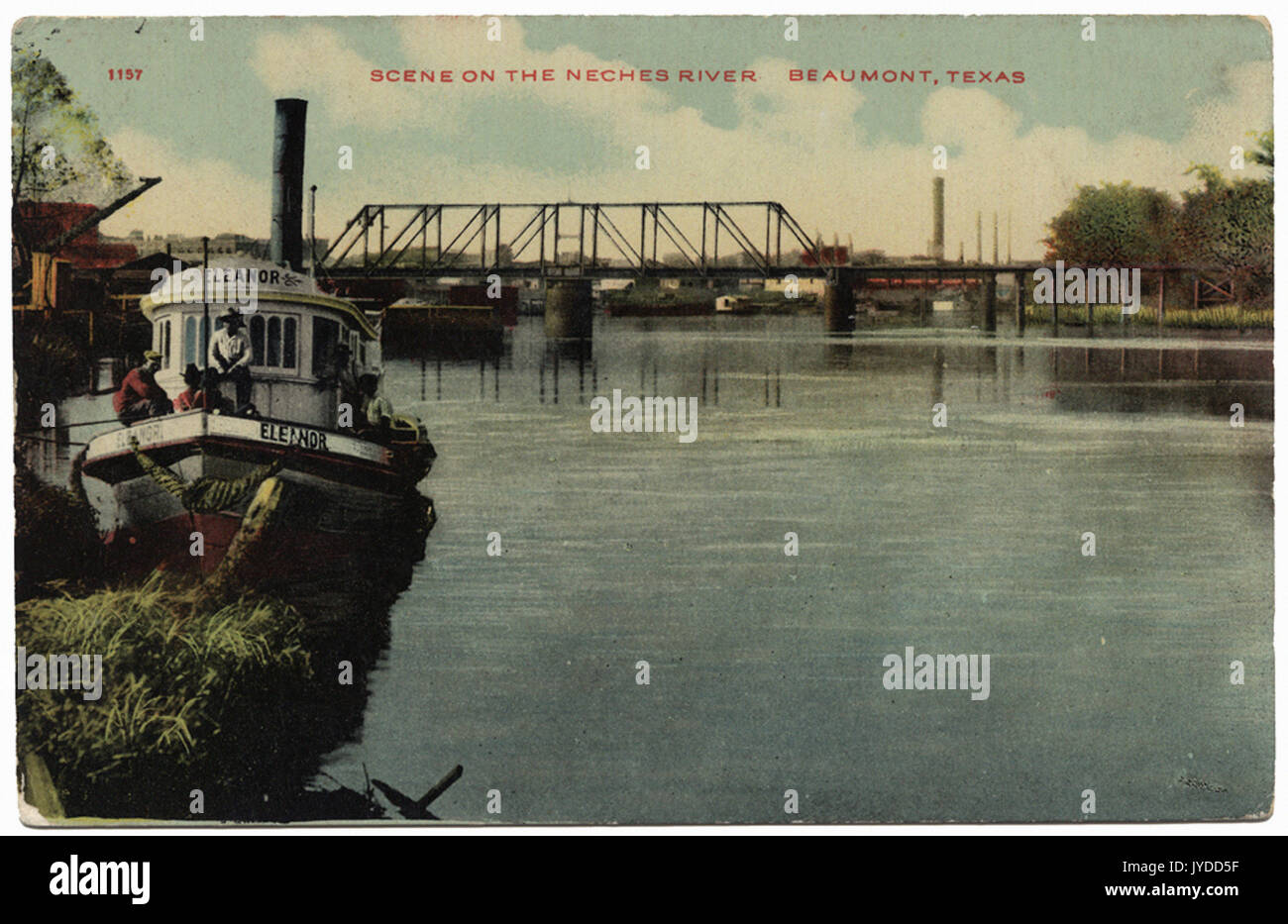 Scene on the Neches River Beaumont Texas Stock Photo Alamy