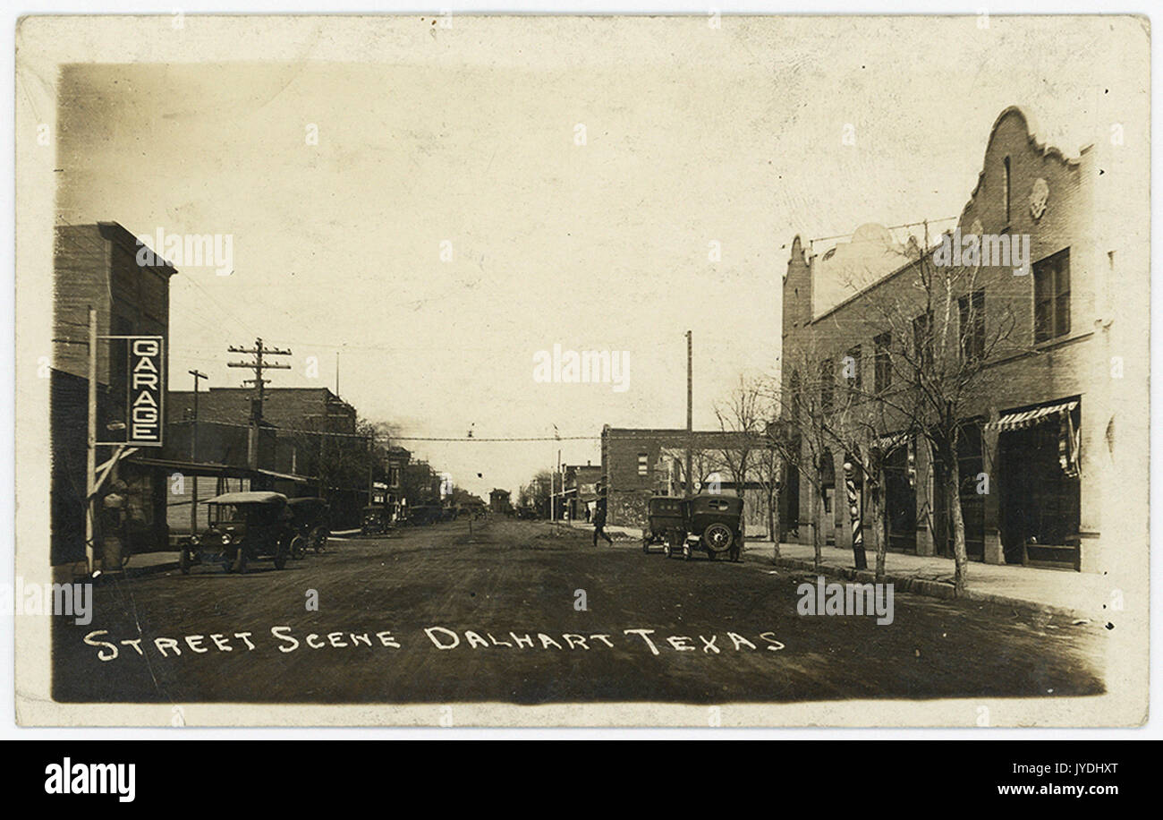 Street Scene, Dalhart, Texas Stock Photo Alamy