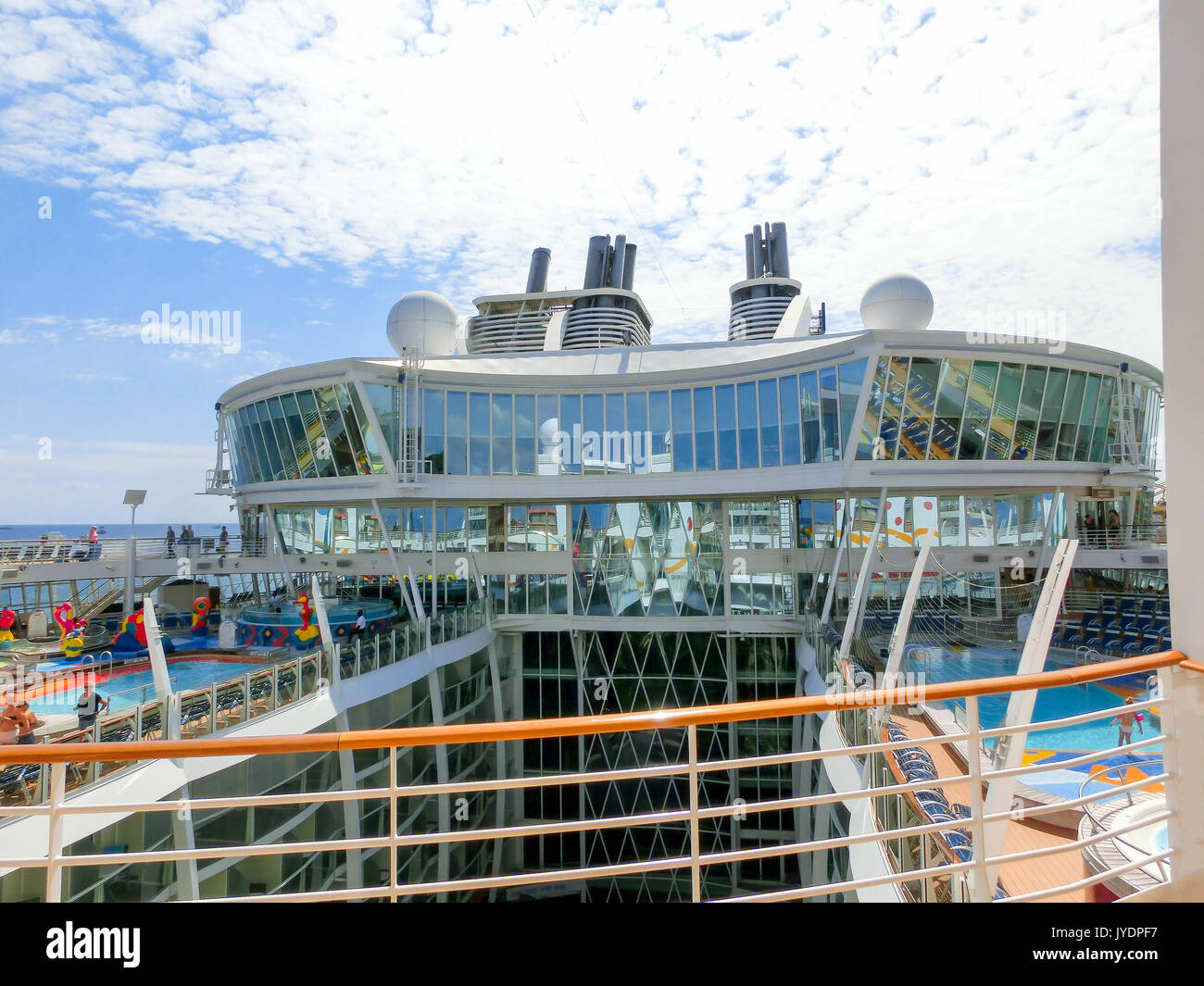 Barselona, Spaine - September 06, 2015: Royal Caribbean, Allure of the Seas Stock Photo