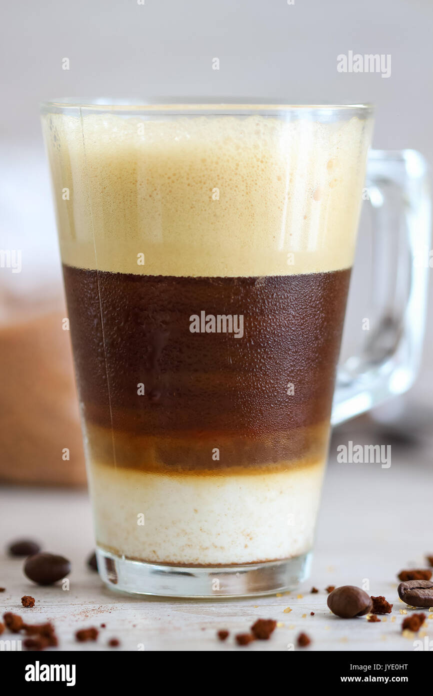 Iced Instant Coffee Stock Photo - Alamy