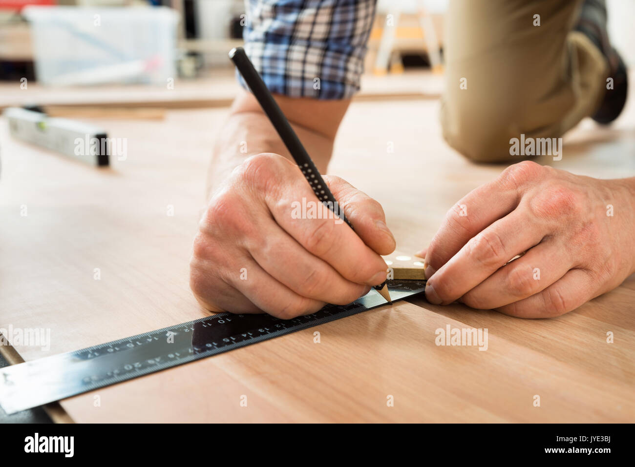 Installation of a ruler hi-res stock photography and images - Alamy