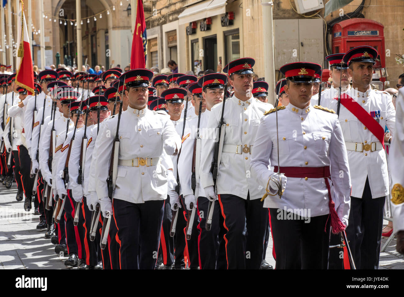 Parade of the Maltese Army, Armed Forces of Malta, in Parade uniform