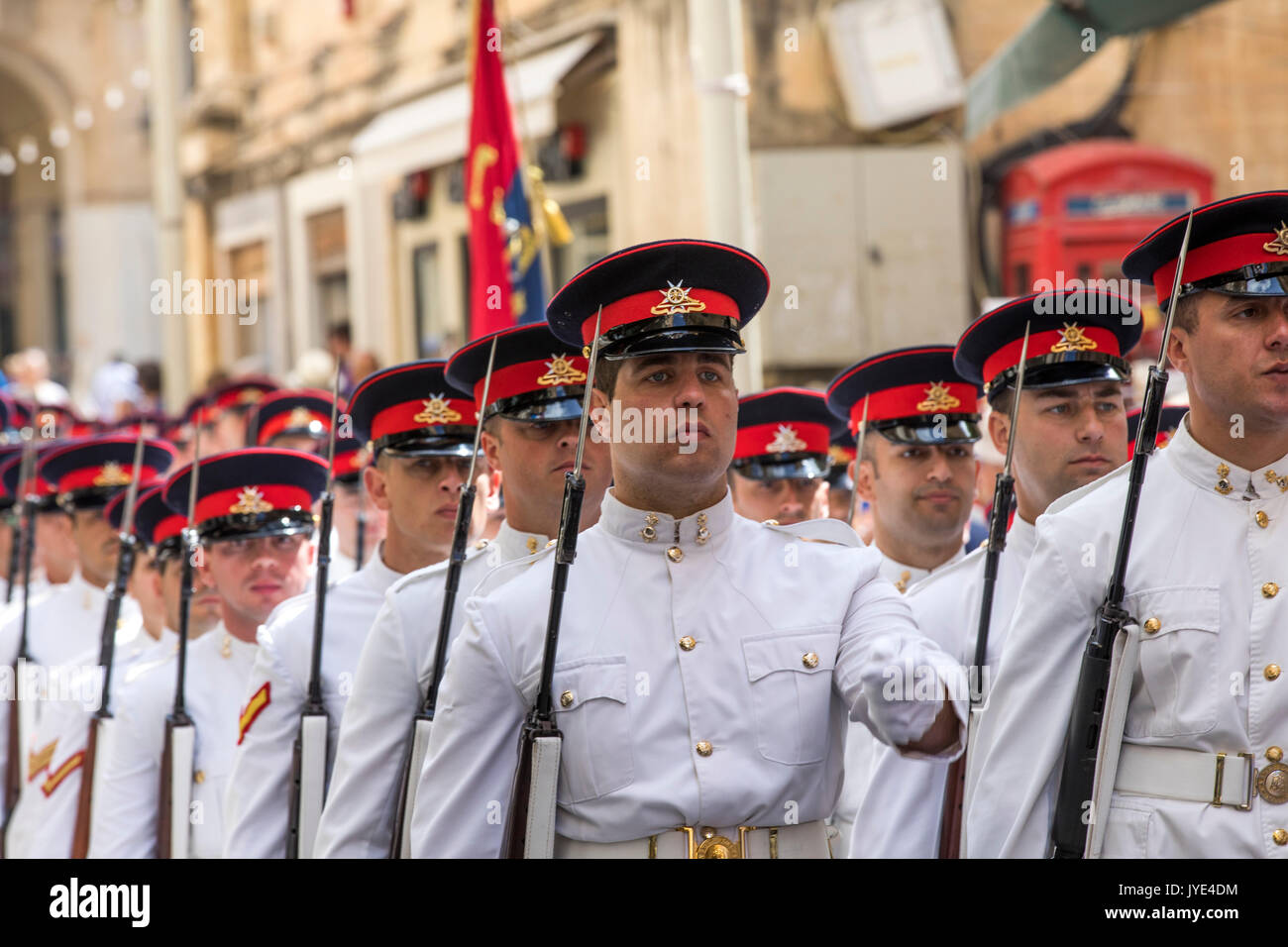 Parade of the Maltese Army, Armed Forces of Malta, in Parade uniform