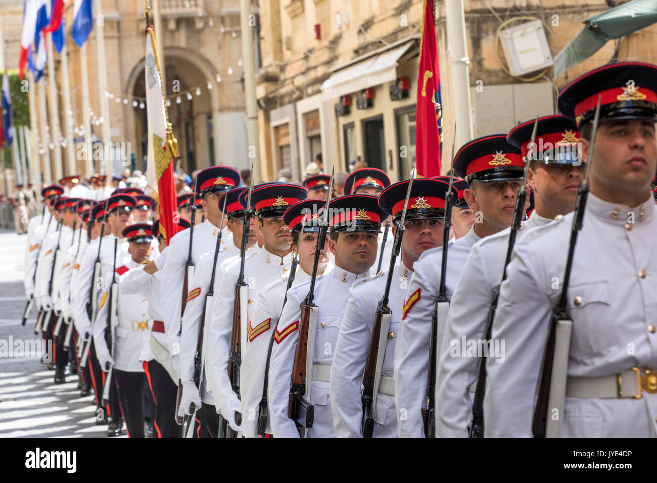 Parade of the Maltese Army, Armed Forces of Malta, in Parade uniform