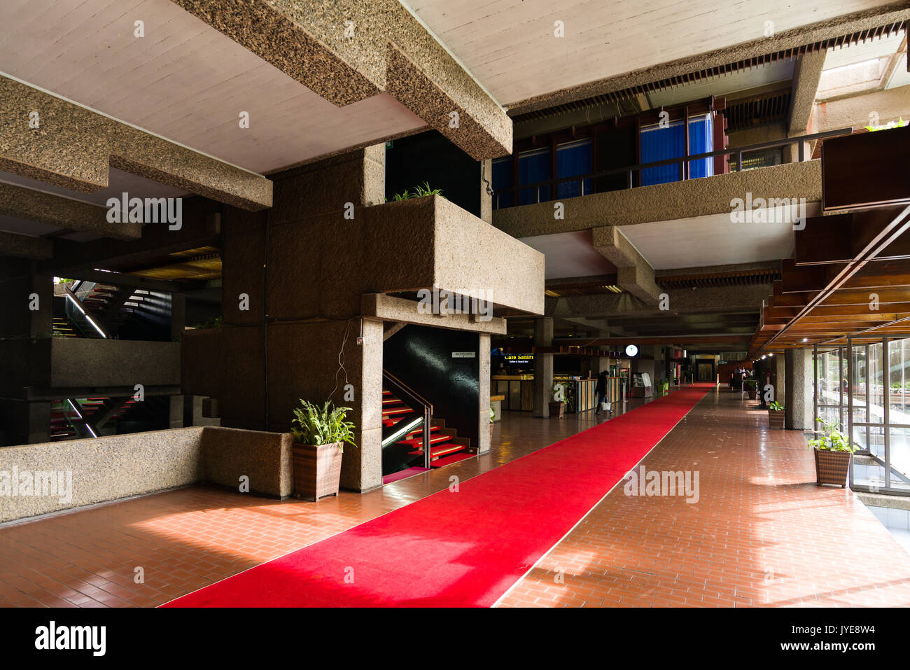 Interior view of Kenyatta International Convention Centre KICC, Nairobi, Kenya Stock Photo