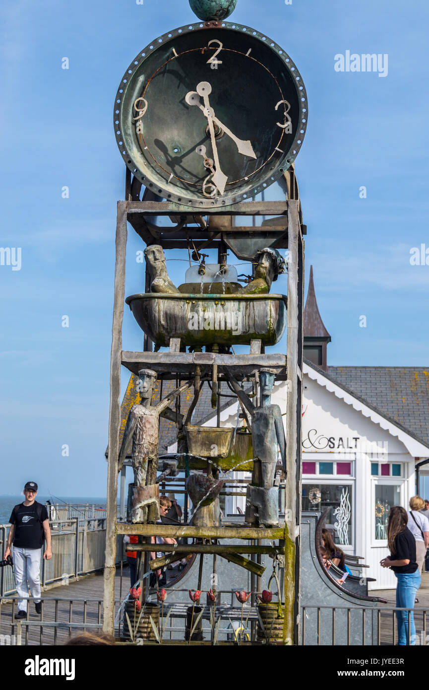 Water clock by Tim Hunkin and Will Jackson, 1998, Southwold pier