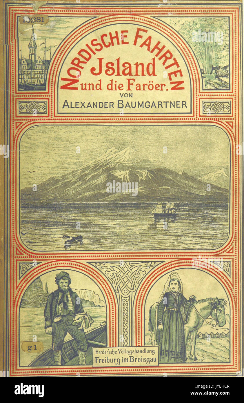 BAUMGARTNER(1889) Nordische Fahrten Stock Photo