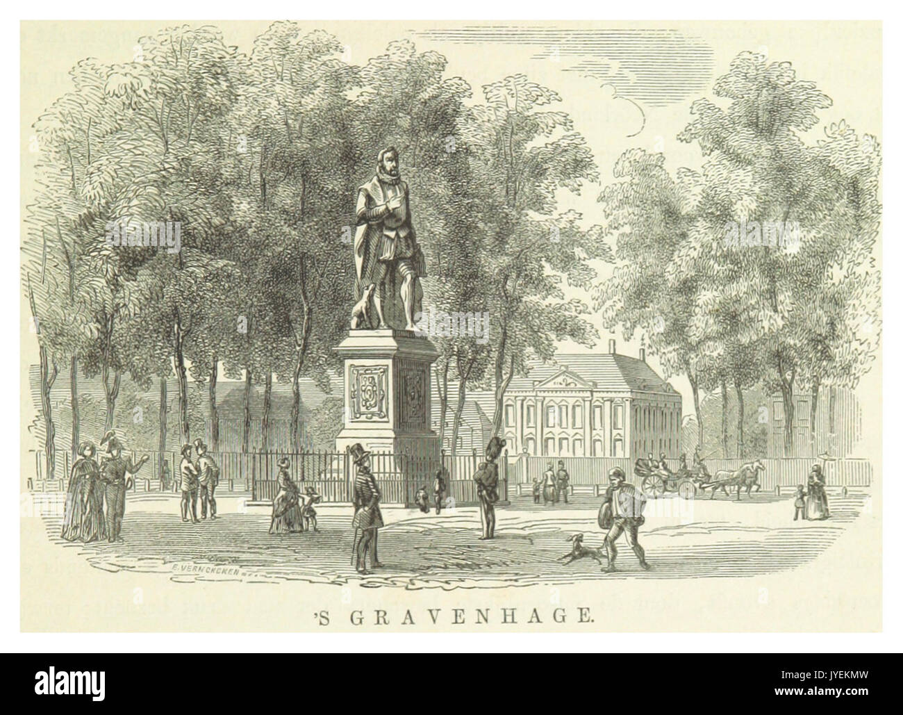 AA(1855) p027 GRAVENHAGE Stock Photo
