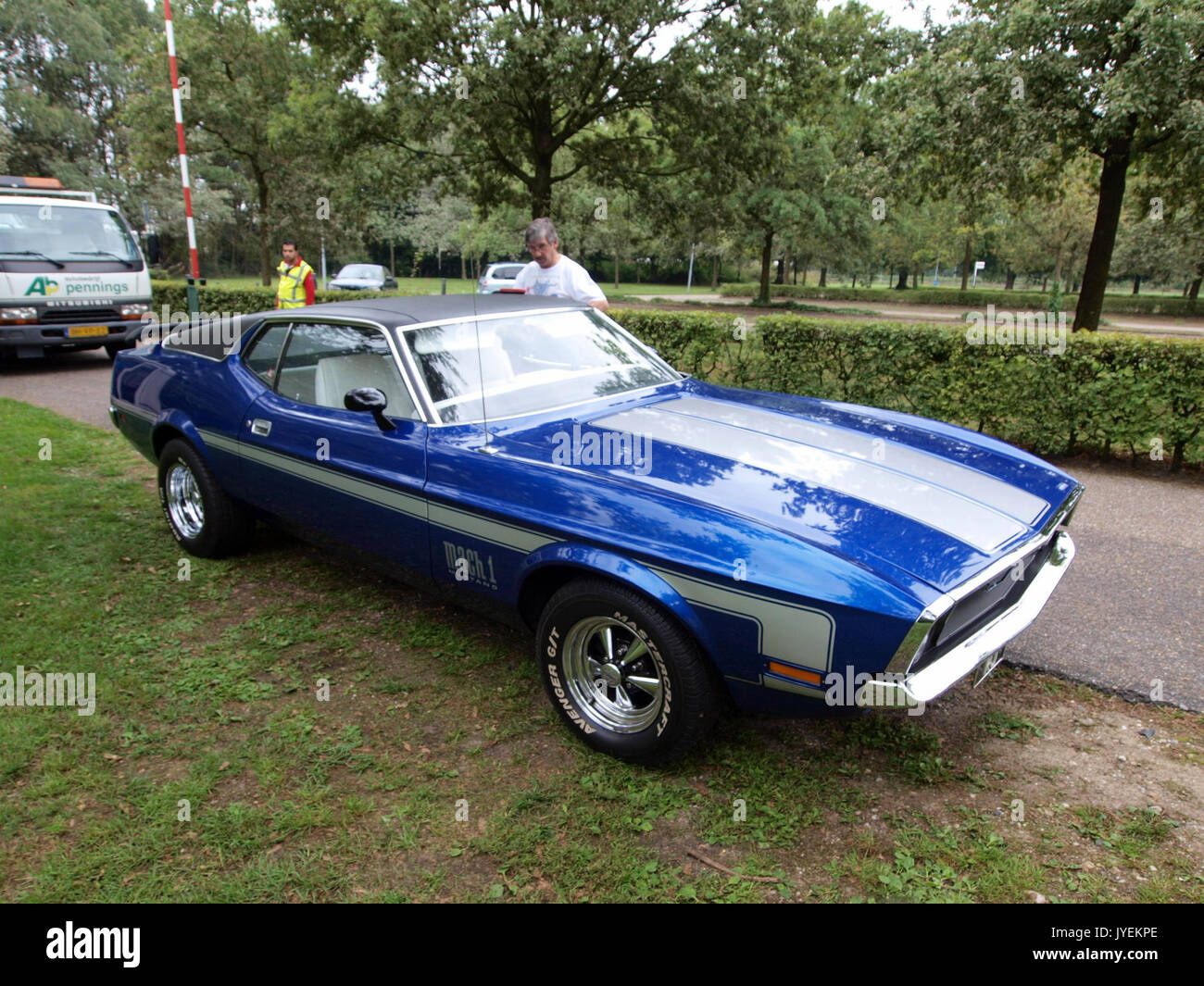 natuurpark Portier bunker 34 39 RJ Ford mustang (1970) at the Autotron Oldtimer meeting 2010,  Rosmalen, The Netherlands p4 Stock Photo - Alamy