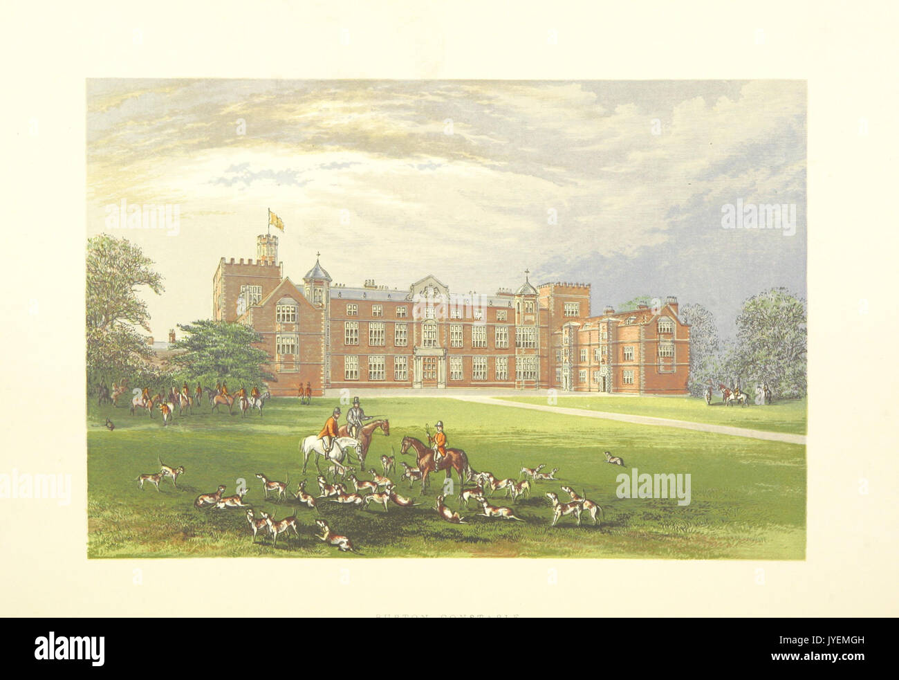 AH p126 Burton Constable, Yorkshire Morris, Ancestral Homes, 1868 Stock