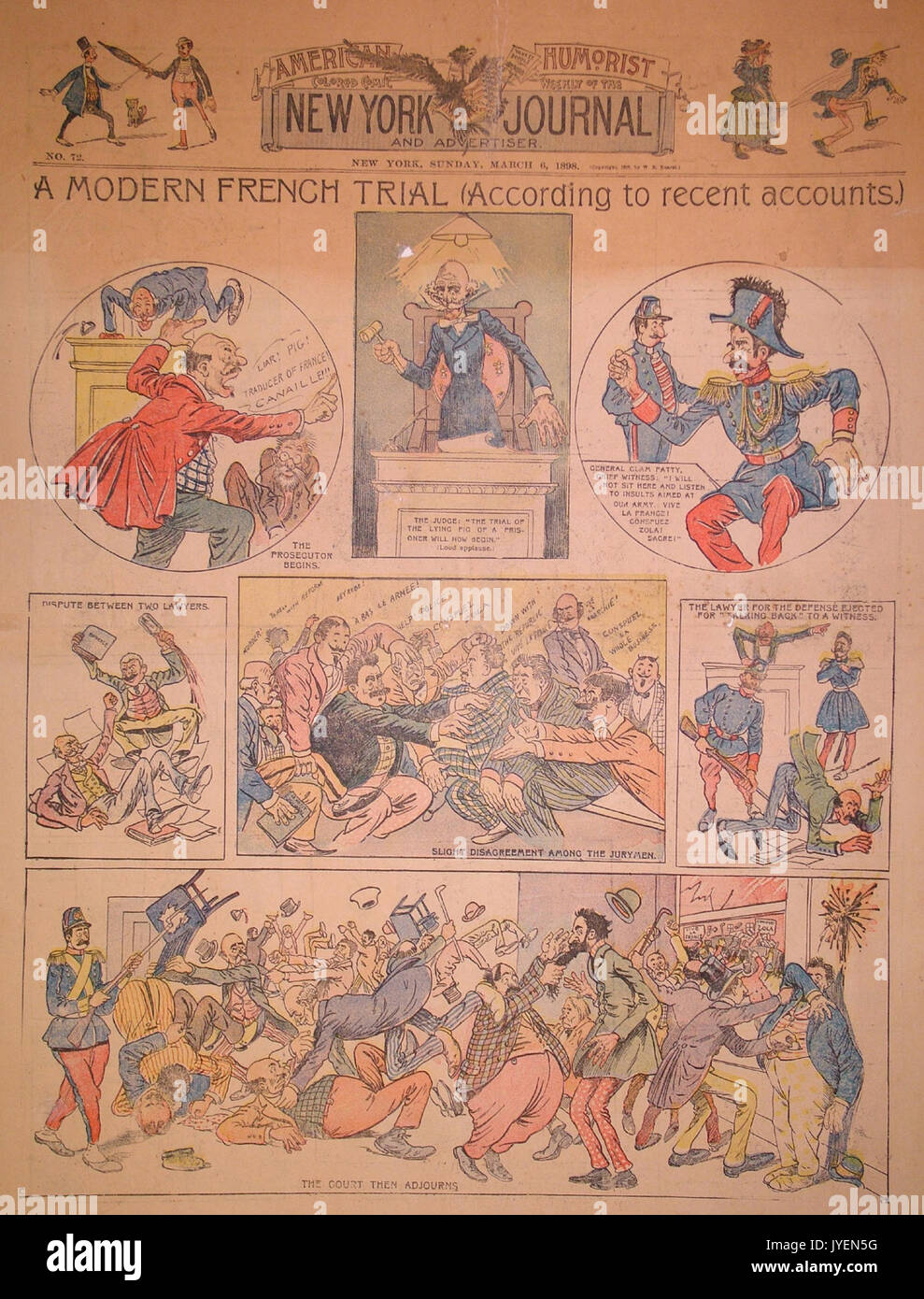 A Modern French Trial (According to Recent Accounts) Walt McDougall