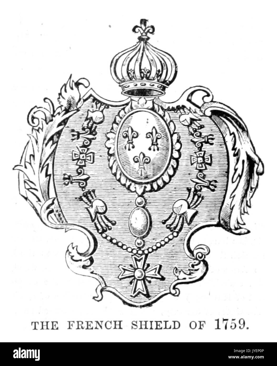 French shield Black and White Stock Photos & Images Alamy