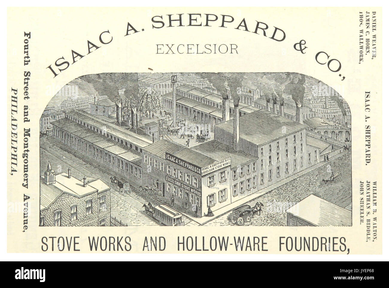 (1876Exhib) p694   Philadelphia, SHEPPARD & CO Stock Photo