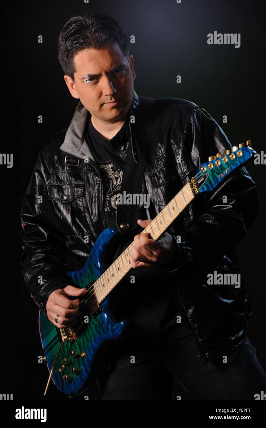 4040 guitarist Stock Photo