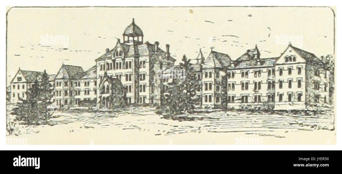 US WA(1891) p873 MEDICAL LAKE HOSPITAL Stock Photo Alamy