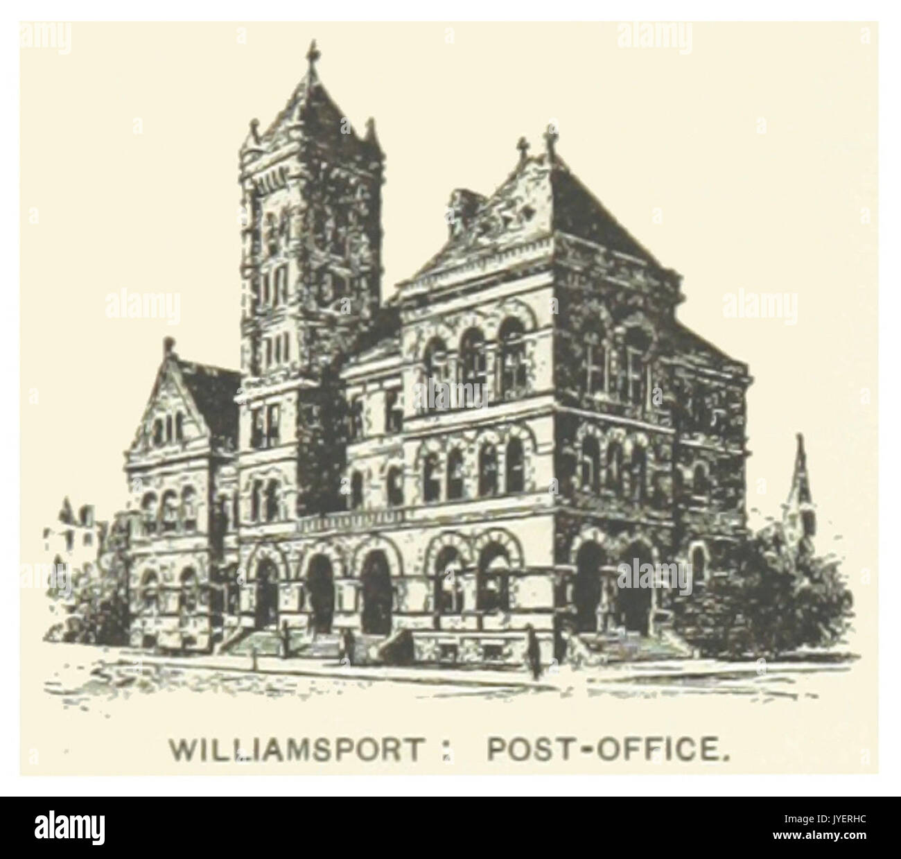 Williamsport map hires stock photography and images Alamy