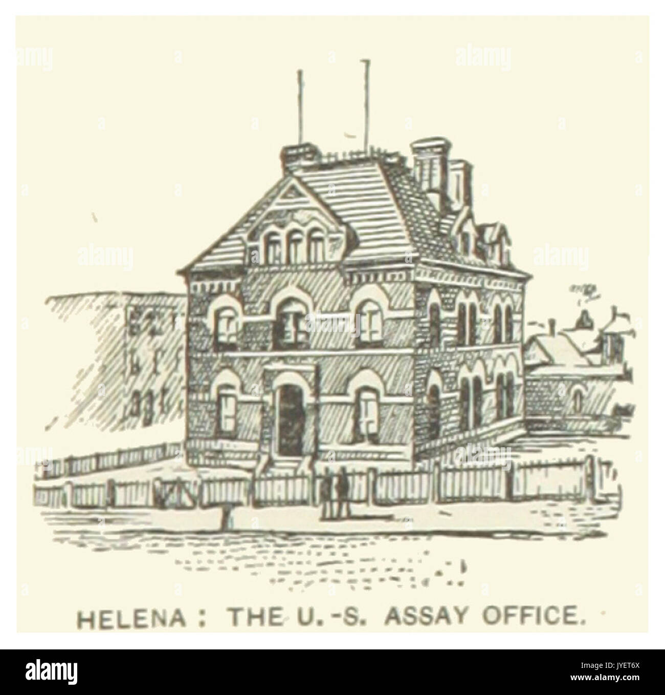 US MT(1891) p517 HELENA, THE US ASSAY OFFICE Stock Photo Alamy