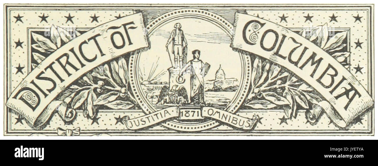 Historical district of columbia map hi-res stock photography and images ...