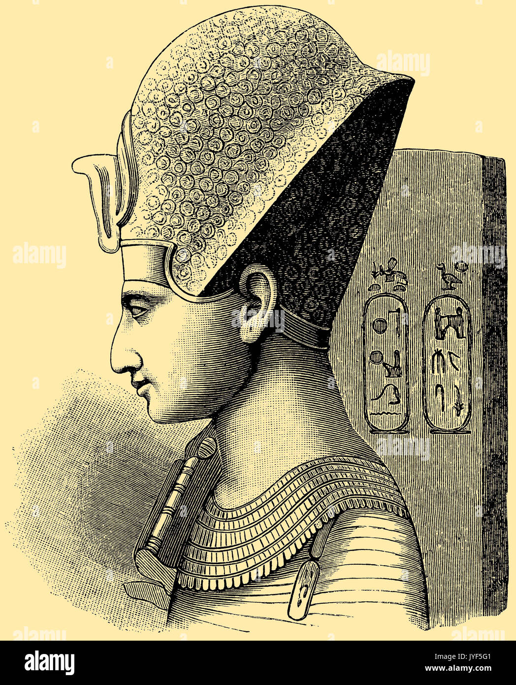 Statue of Ramses II in Turin: head Stock Photo - Alamy