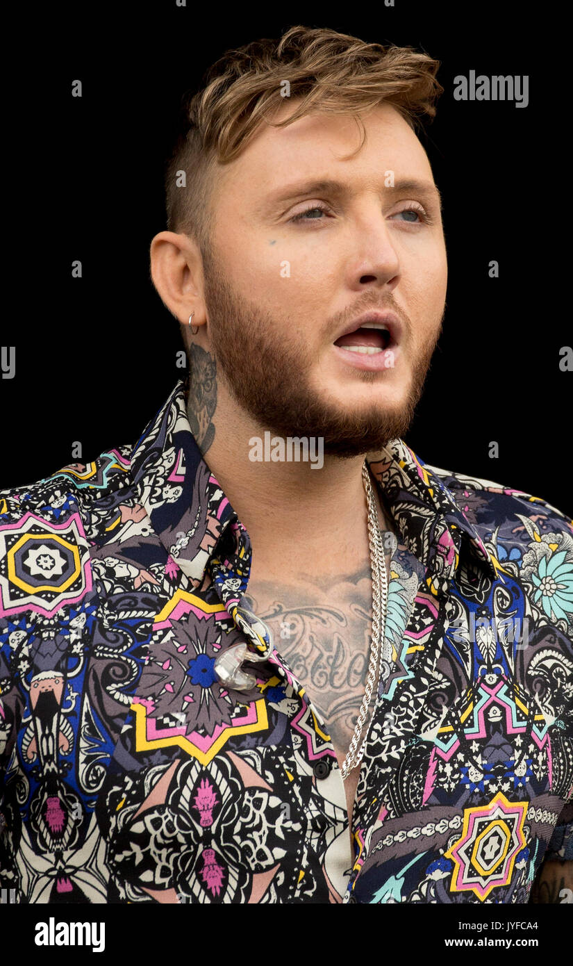 James arthur plays supervene stage hi-res stock photography and images