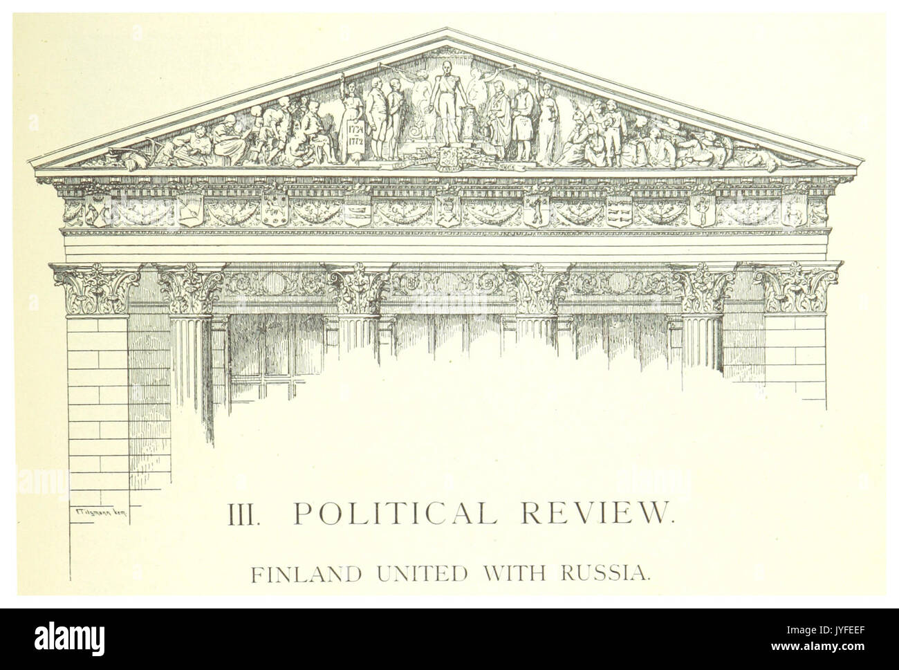 MECHELIN(1894) p119 Political Review Stock Photo