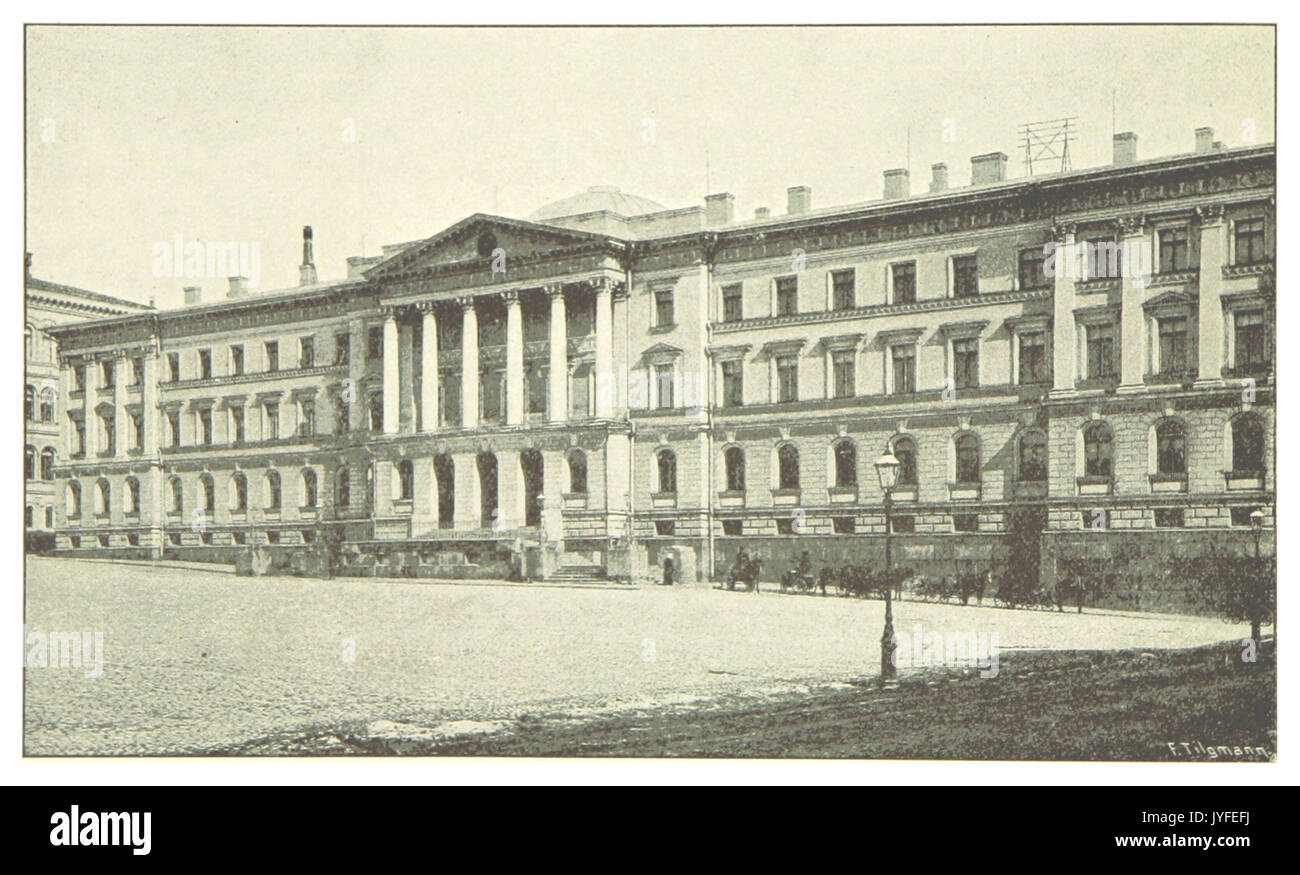 MECHELIN(1894) p134 Helsinki, The Senate Stock Photo