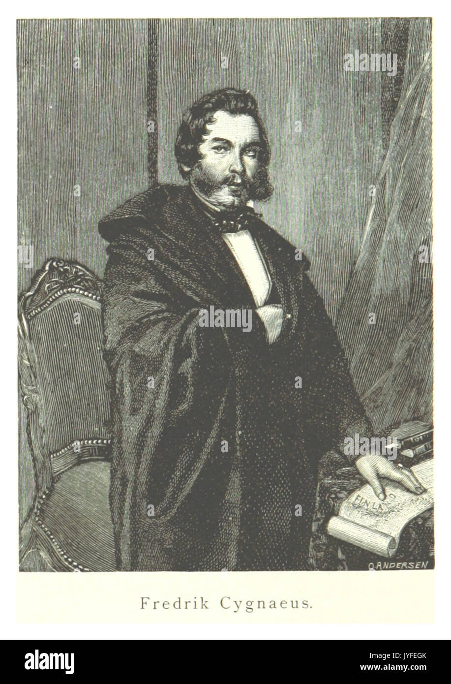 MECHELIN(1894) p347 Fredrik Cygnaeus Stock Photo