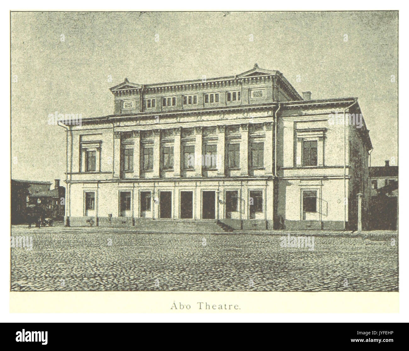 MECHELIN(1894) p448 Turku, Theatre Stock Photo