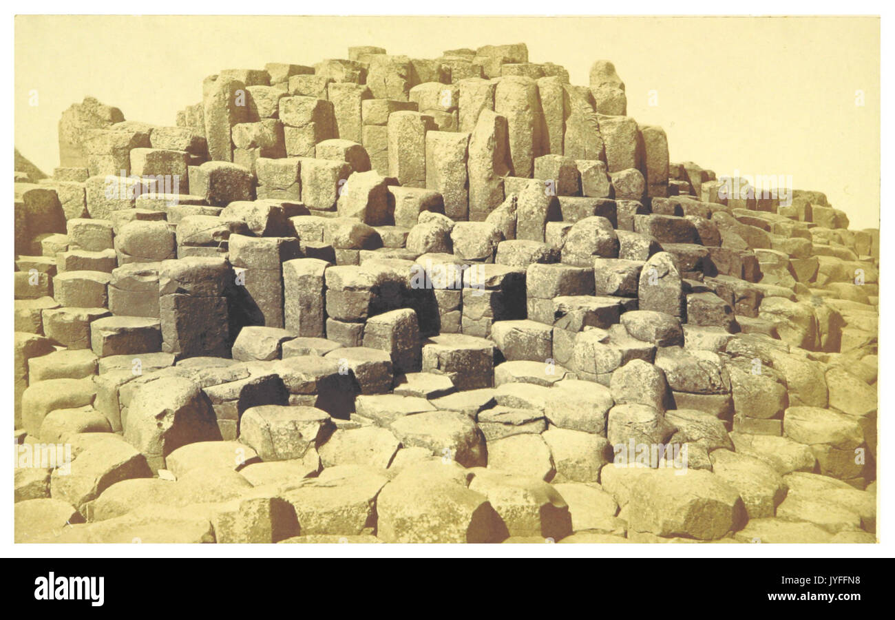 IRELAND(1868) p069 The Ladies Wishing Chair Stock Photo