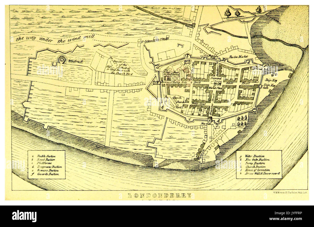 Map of londonderry hires stock photography and images Alamy