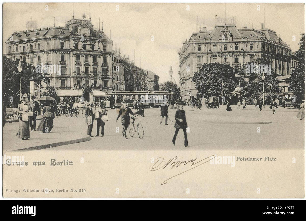 Potsdamer platz ancient map hi-res stock photography and images - Alamy