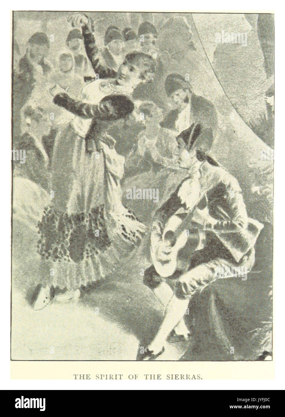 WHITE(1894) p017 THE SPIRIT OF THE SIERRAS Stock Photo