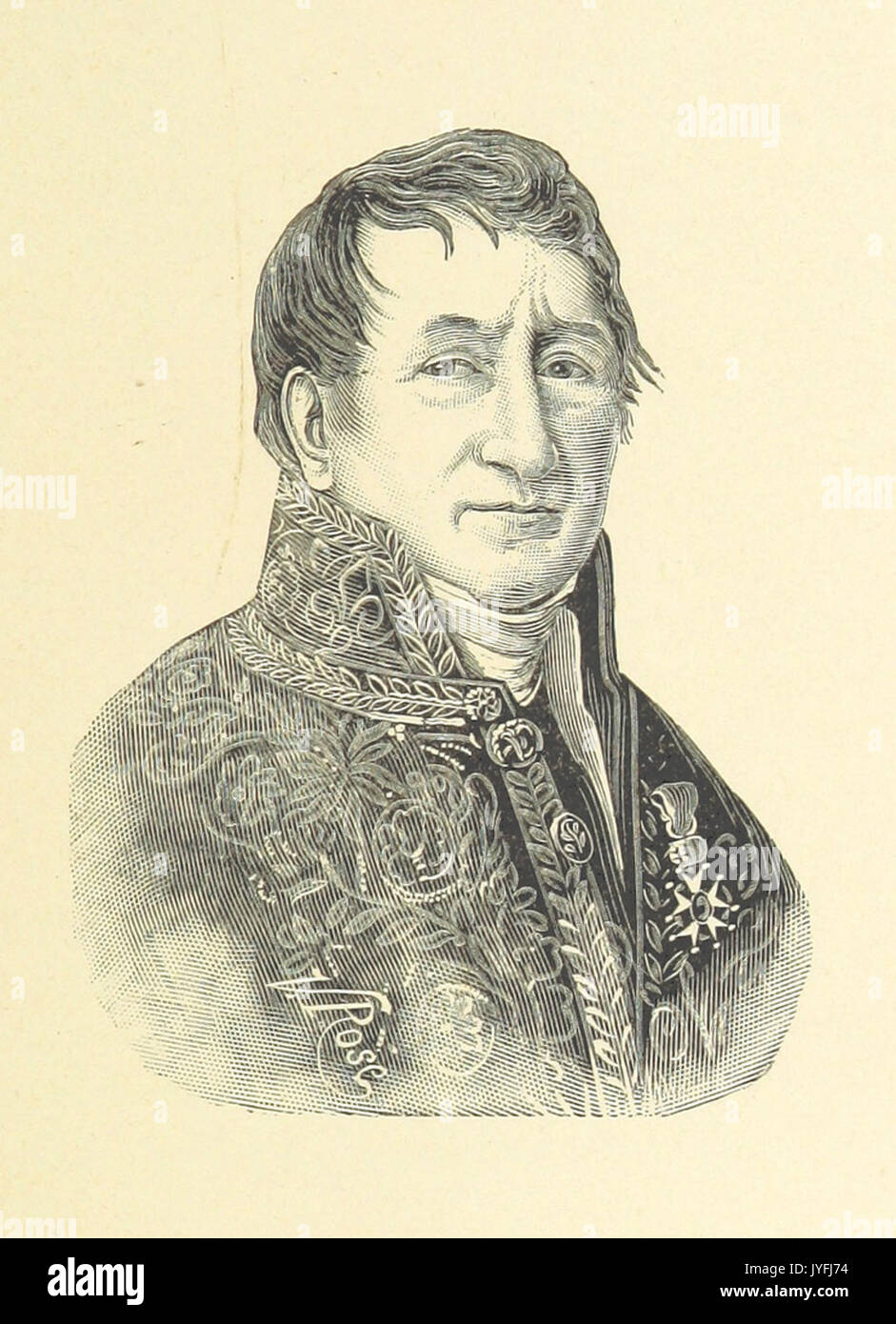 BONNEFOY(1897) p4.541 CHABROL de TOURNOELLE (Guillaume Michel, Baron, puis Comte de) Stock Photo