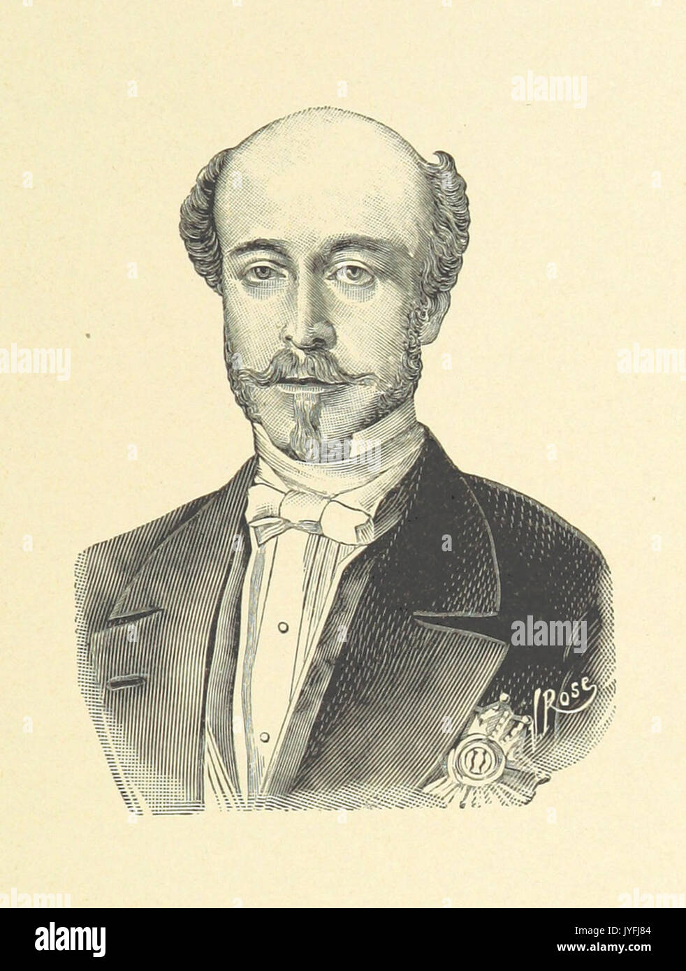 BONNEFOY(1897) p4.793 MORNY (Charles Auguste Louis Joseph, Duc de) Stock Photo