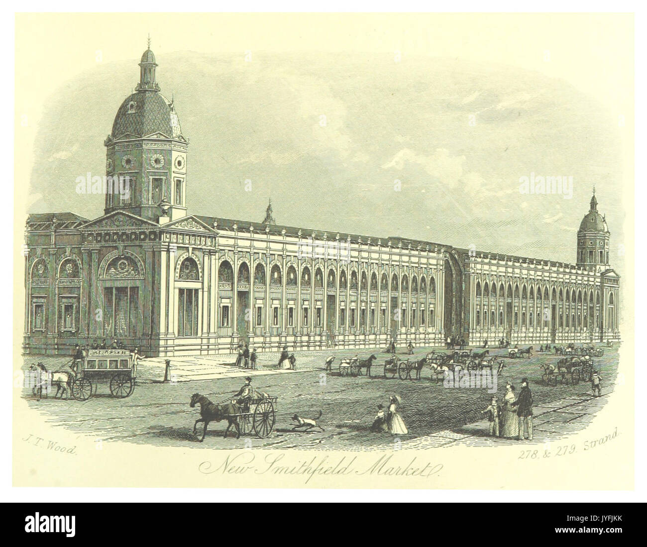 LONDON ILLUSTR(1872) p1.097 NEW SMITHFIELD MARKET Stock Photo Alamy