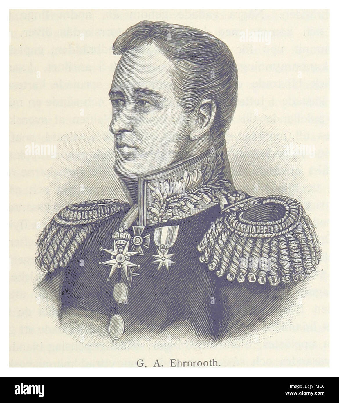 DANIELSON(1897) p481 G.A. Ehrnrooth Stock Photo