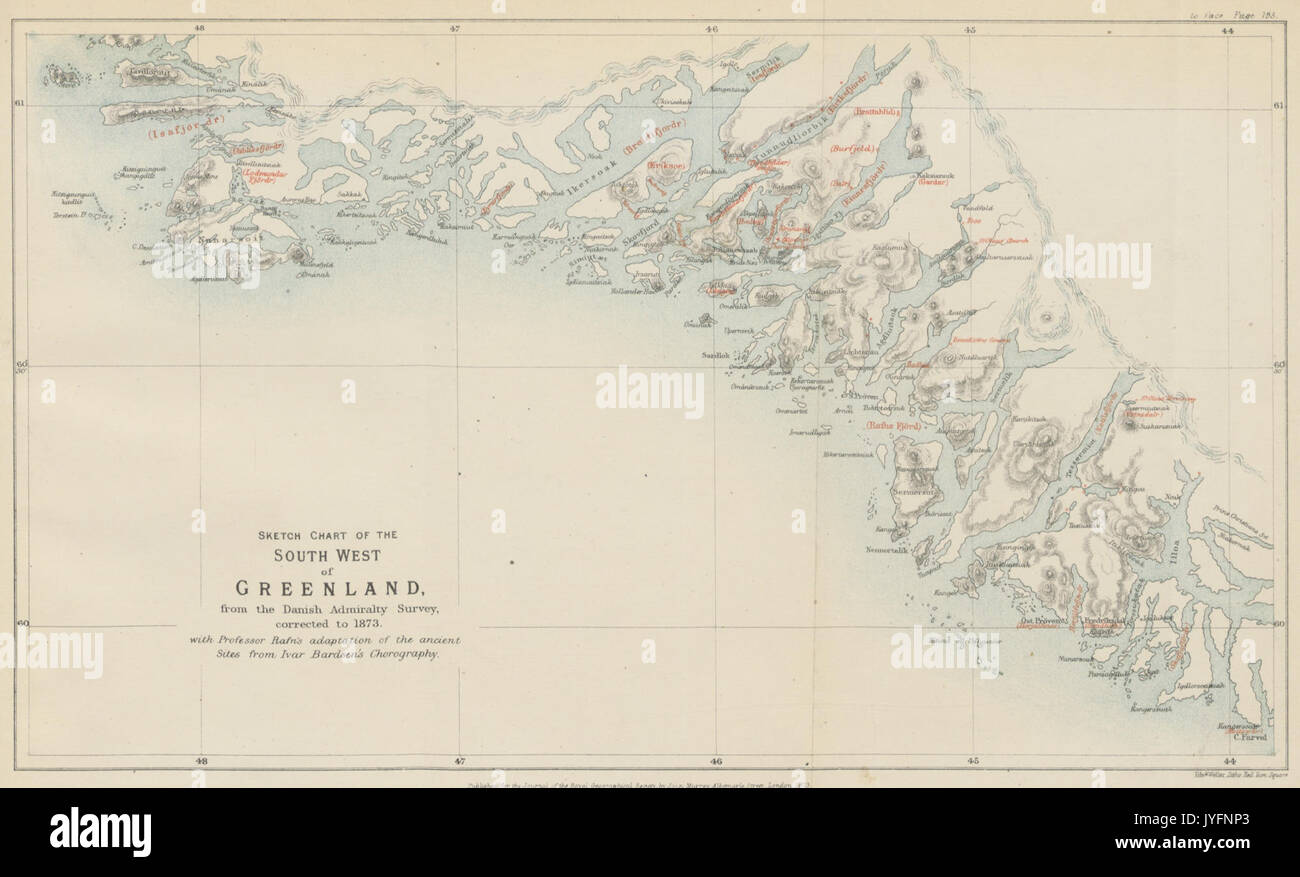 Old map of greenland hires stock photography and images Alamy