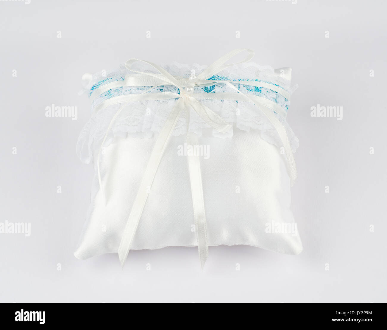 Beautiful pillow for wedding rings Stock Photo - Alamy