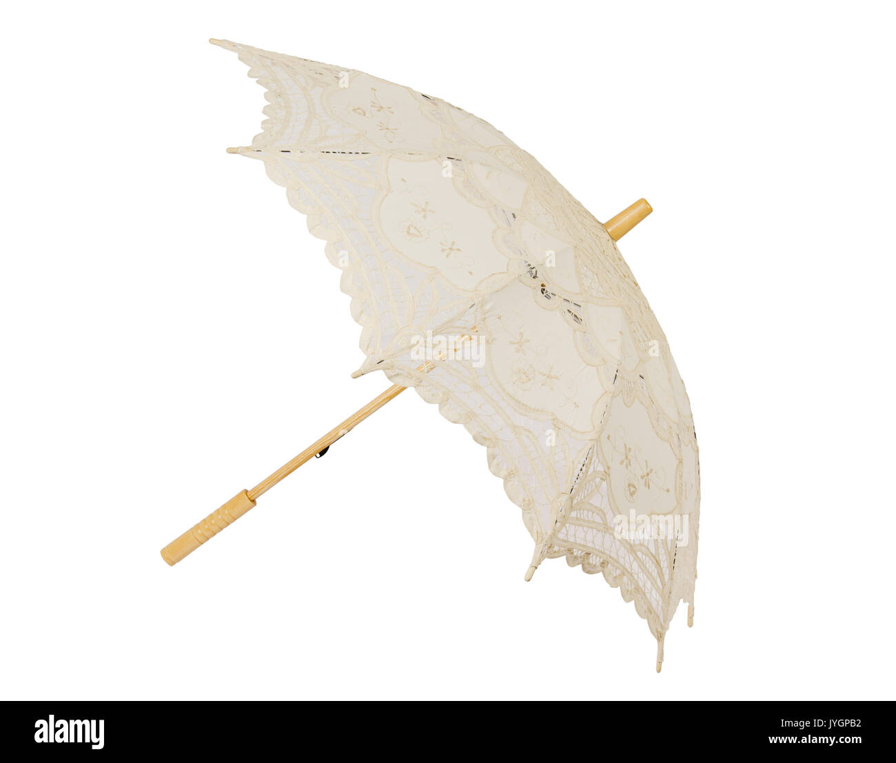 Open lace umbrella Stock Photo Alamy