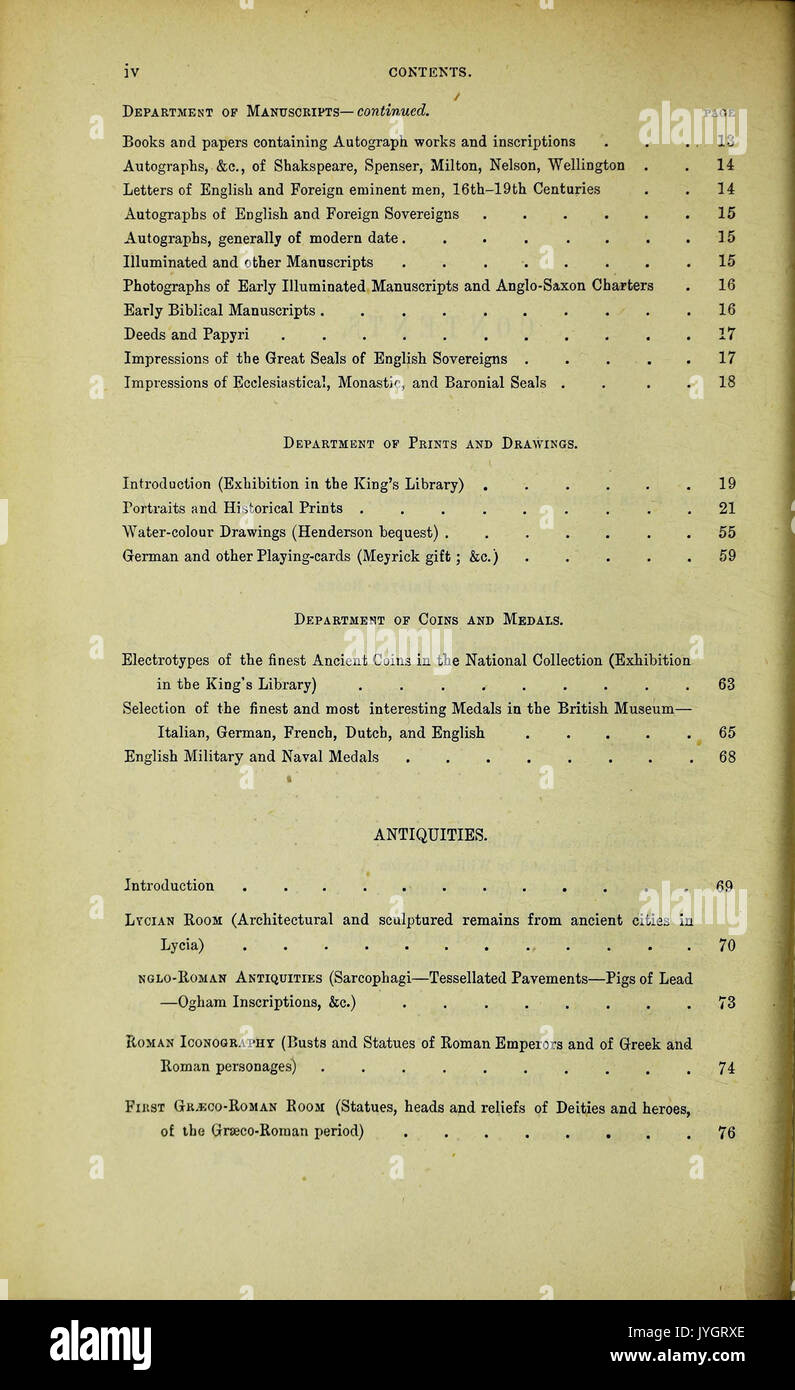 A guide to the exhibition rooms of the Departments of Natural History