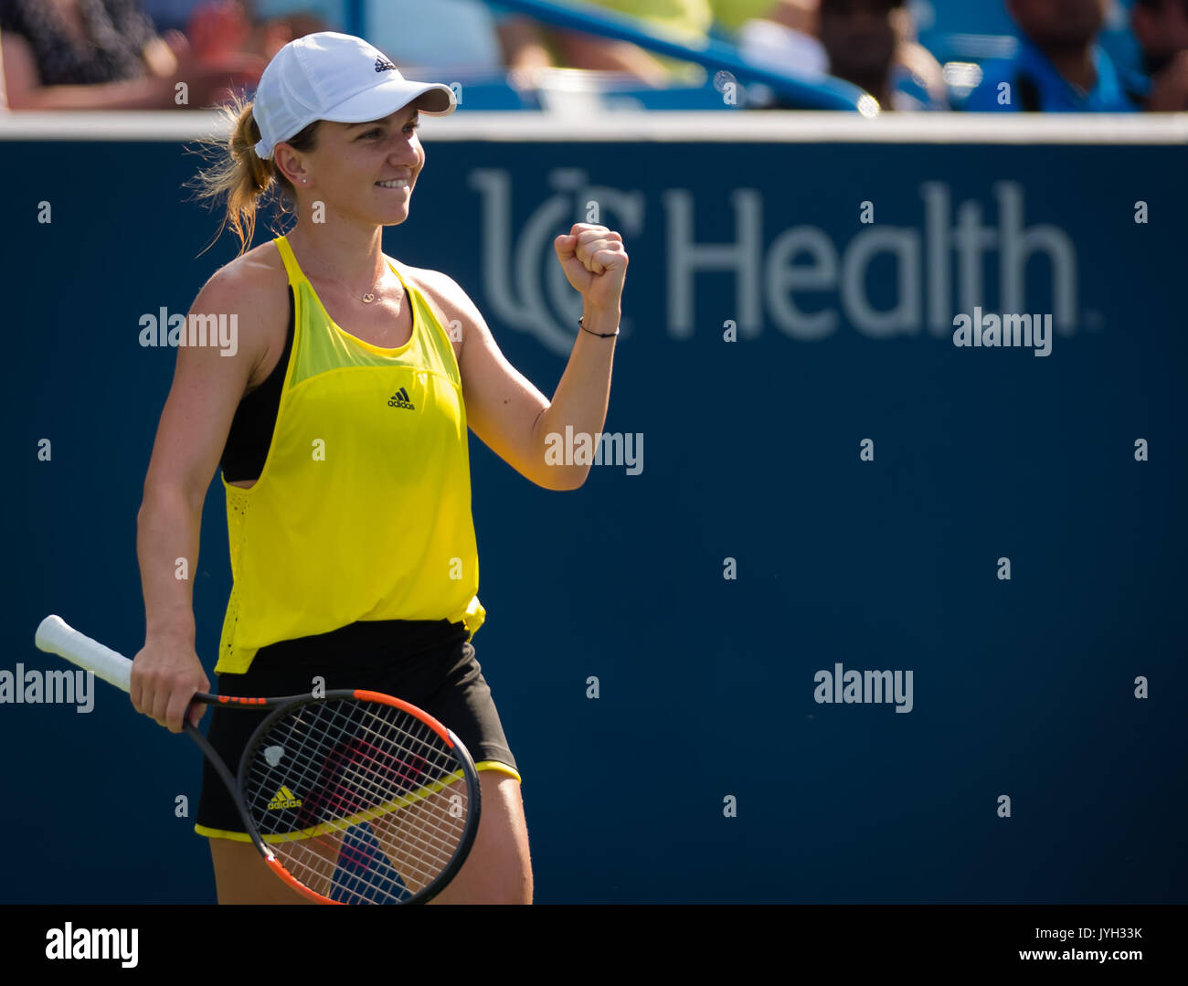 Cincinnati, United States. 19th Aug, 2017. Simona Halep of Romania at the  2017 Western & Southern Open WTA Premier 5 tennis tournament Credit:  Jimmie48 Photography/Alamy Live News Stock Photo - Alamy