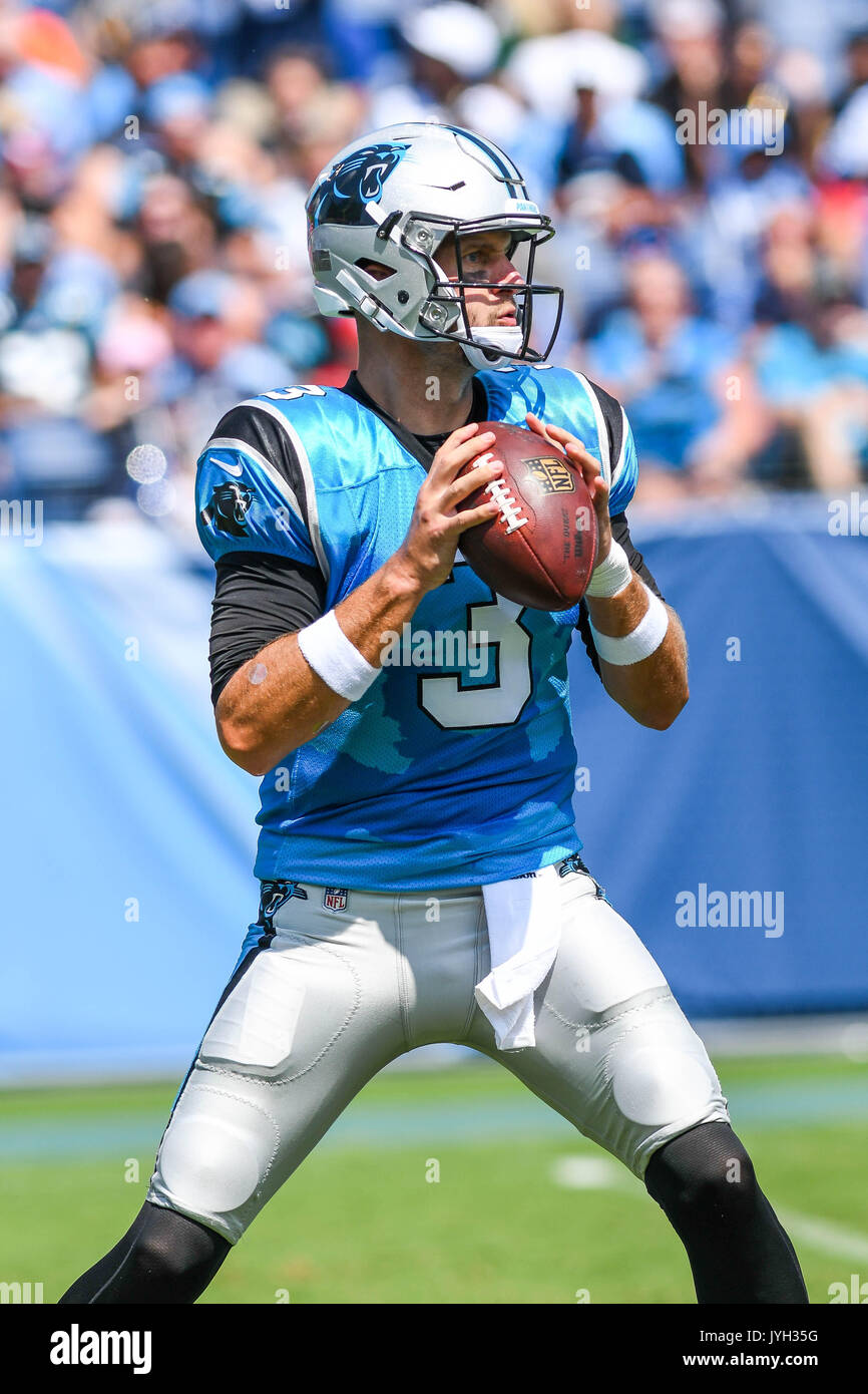 Carolina Panthers long snapper JJ Jansen (44) warms up prior to