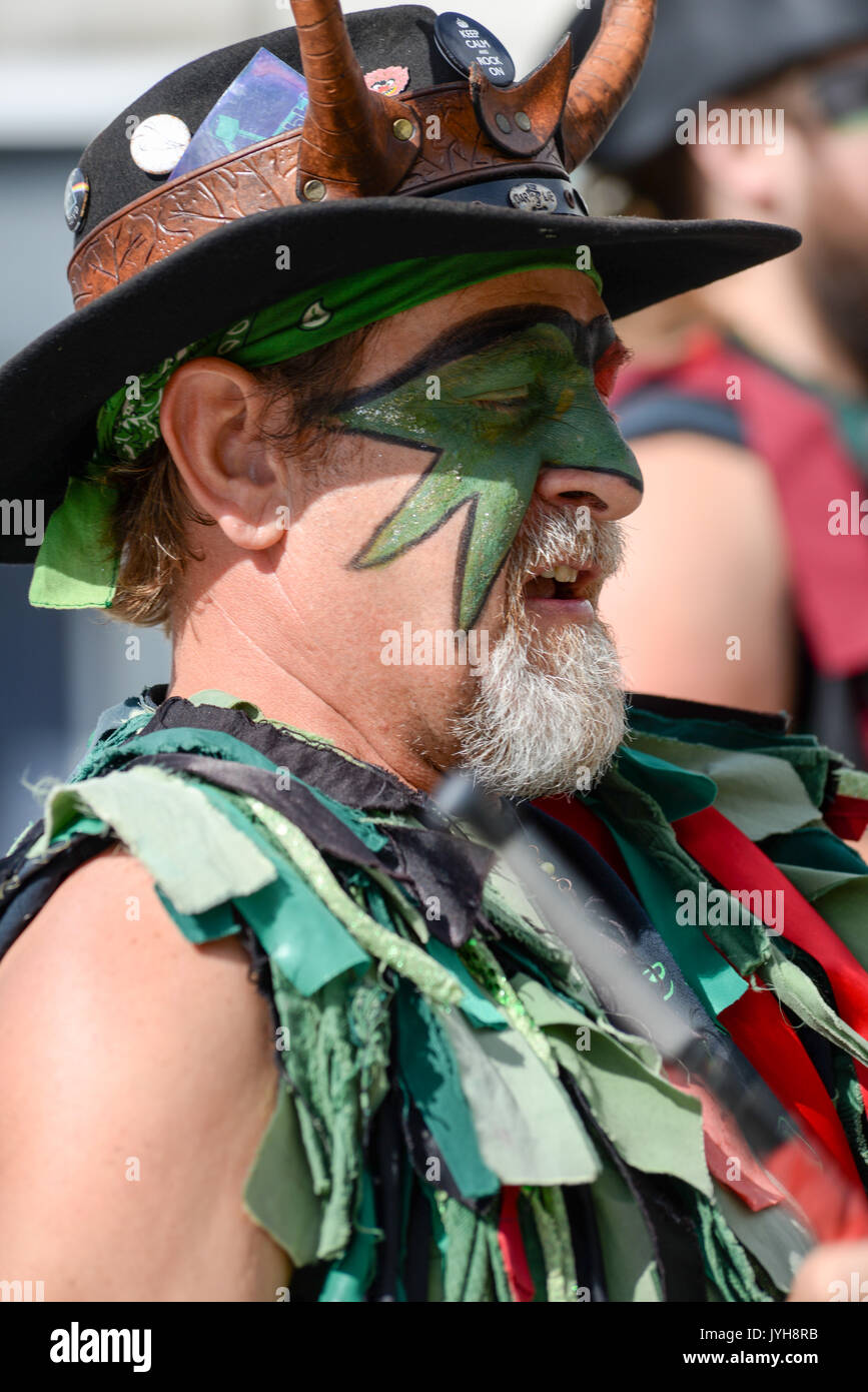 Alternative religion group Pagan Pride festival and parade in