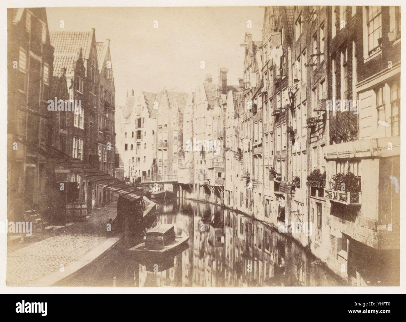 Achterburgwal, Oudezijds 6A 14 (ged.) (links v.r.n.l.) Stock Photo