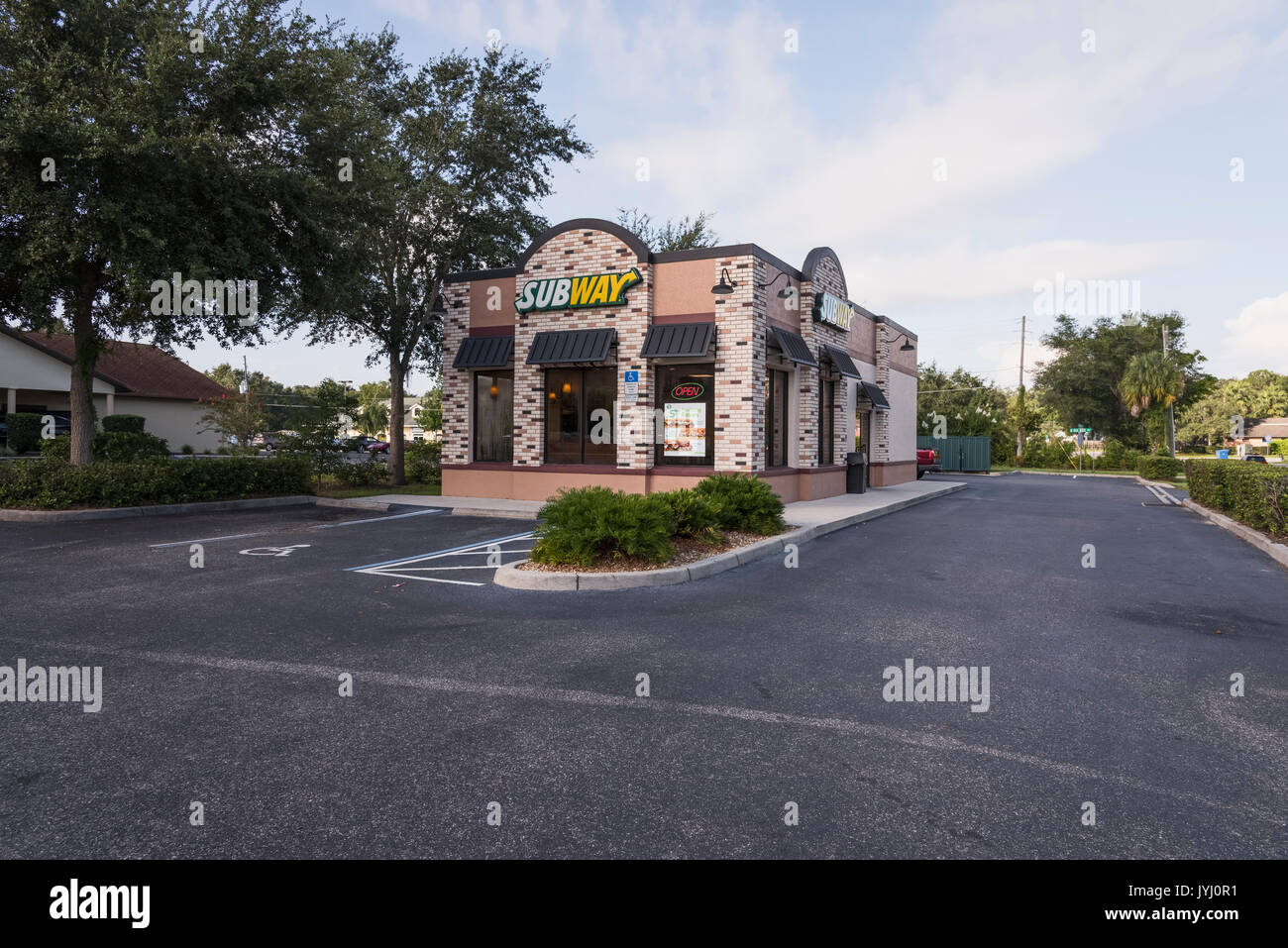 Subway Sandwich Store in Lady Lake, Florida USA Stock Photo Alamy