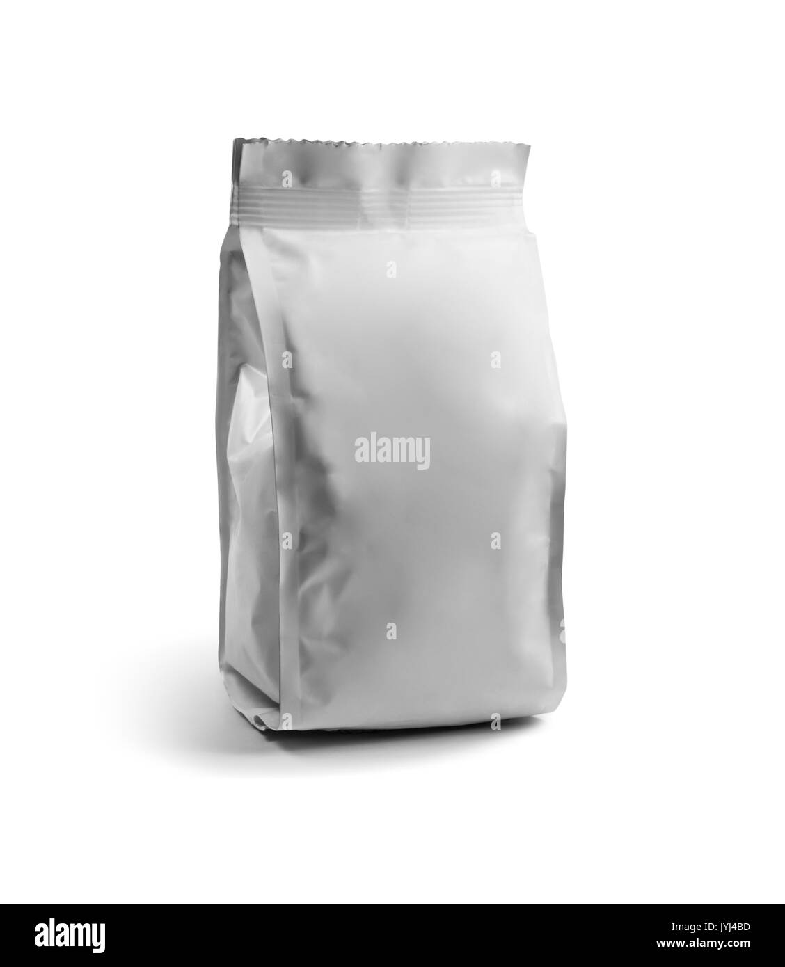 blank or white plastic bag snack packaging Stock Photo - Alamy