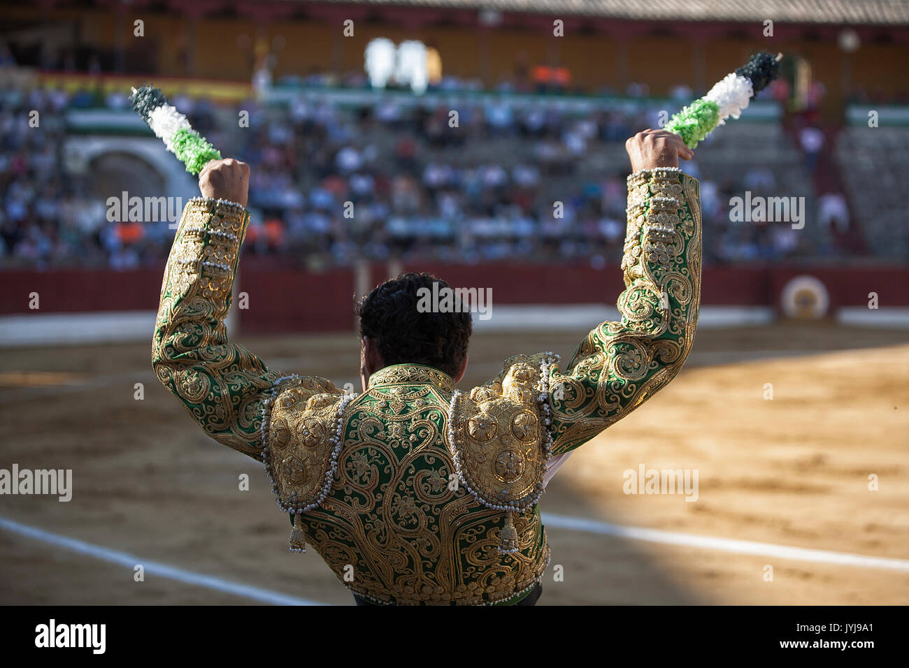 Banderillero, The Torero Who, On Foot, Places The Darts In The Bull, The  Banderillas Is Brightly-coloured Darts Placed In The Bull Stock Photo,  Picture and Royalty Free Image. Image 24047902.